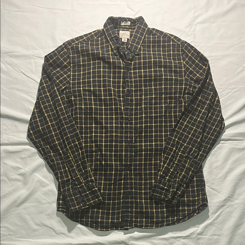 Men's J.Crew Checkered Shirt Sz M